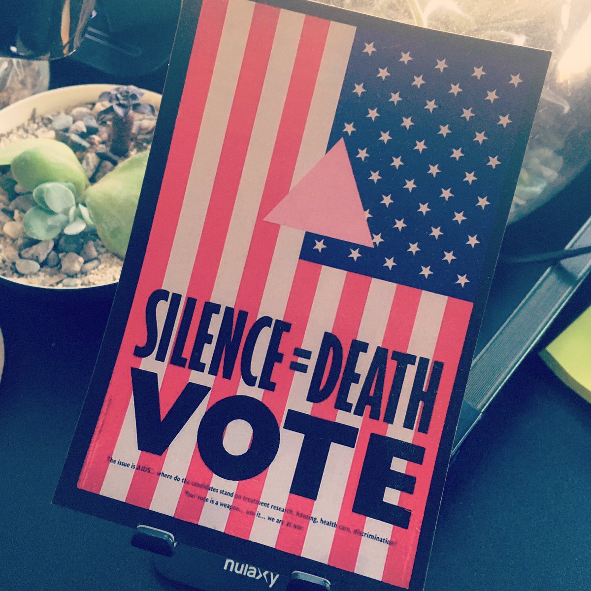VOTE. Vote tomorrow and in every election. If you can’t vote, encourage those who can. Lives depend on it. Every vote counts and every election counts— why else would folks be putting so much effort into voter suppression and spreading doubts and misinformation?