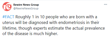 "People who are born with a uterus"