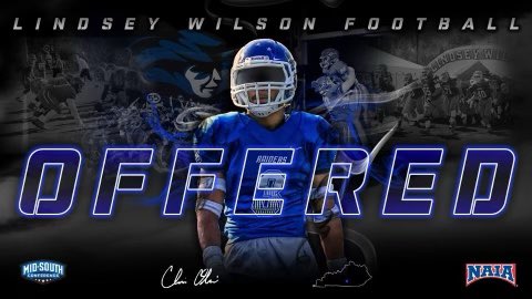hunchobankss's tweet photo. I am blessed to say that I have received an offer to play at Lindsey Wilson College #MakeAWay #blueraiders @CoachRo35 @LWCCoachO @FBCoachThompson https://t.co/0aYgBkXr61