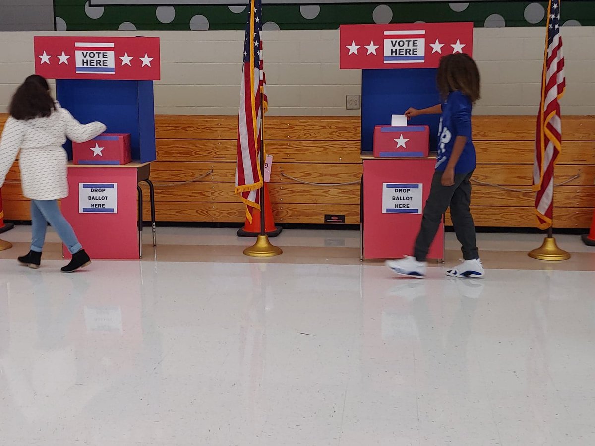 What an awesome day of Voting <a href="/SSE_NEWTON/">SSE_NEWTON</a>! So proud of our students learning the importance for voting! #ncssbethebest #southsalemstrong