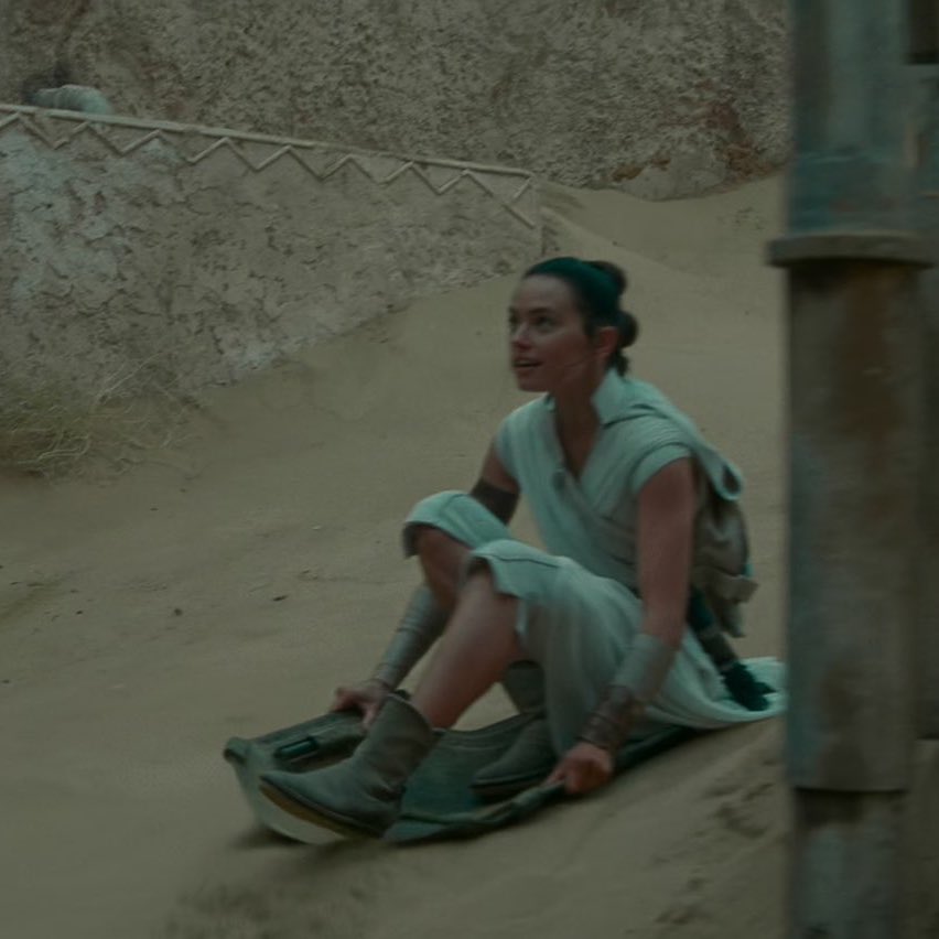 rey through the sequel trilogy but it’s only her smile: a thread