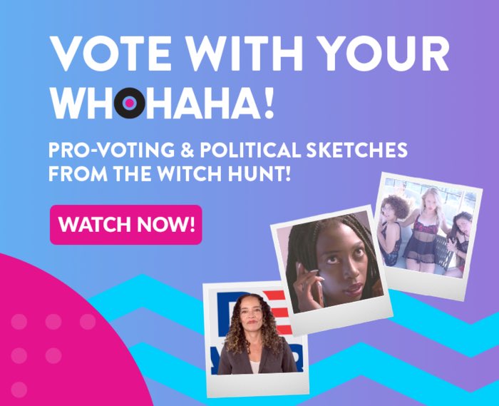 whohahadotcom's tweet photo. On Election Night Eve, we rounded up our favorite videos made by WhoHaha creators. Give it a watch, have a giggle, + VOTE! https://t.co/Oo9PzOE82j

@CarmenMendoza @SavageVtoria @thecarriedaniel @Pigamuff @heytamra_ @theeslaz @SassyCerami @tiegedp https://t.co/zPO0QSA9OJ
