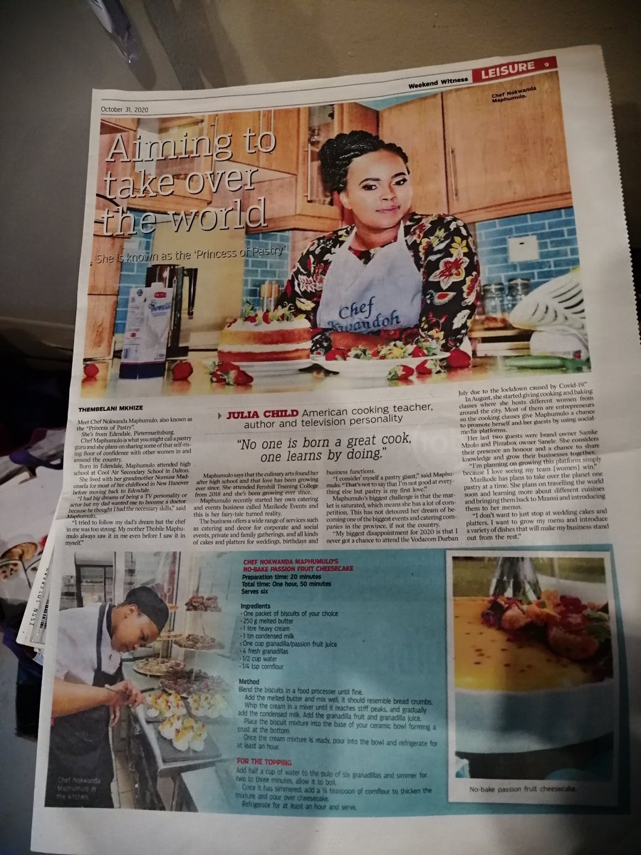 Mazikode_Events's tweet photo. Thank you to @WitnessKZN for covering the founder and Director of #MazikodeEvents @noxy_lindelwa 🙏🏿🙏🏿🙏🏿 https://t.co/2G4onooUlx