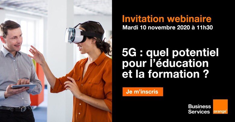 olivier_wd's tweet photo. La #5G permettra tant de choses différentes ... Elle a été conçue pour cela.

#industrie #logistique #media #gaming ... alors pourquoi pas #education ?

Si comme moi vous voulez découvrir comment, ce webinar est fait pour nous !
https://t.co/898tvLpNl6 https://t.co/3uo6Z5G7Sr