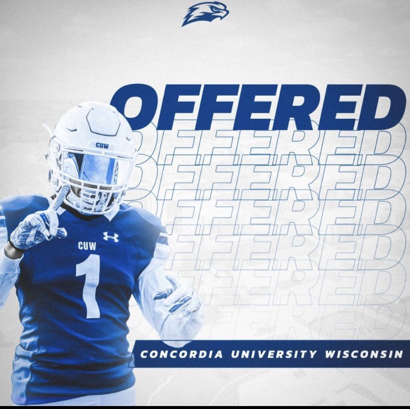 CharlesScottHe2's tweet photo. Blessed to recieve my first offer from Concordia Univsersity Wisconsin!
@TXPrivateFBGuy @CUWFB @walkercuw https://t.co/uN8Myo6BPl