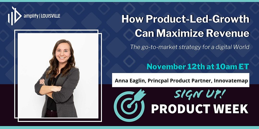 Tune in to @AmplifyLou's #ProductWeek to hear @annaeaglin's "How Product-Led Growth Can Maximize Revenue" session on 11/12! bit.ly/2G9hqJB #productledgrowth