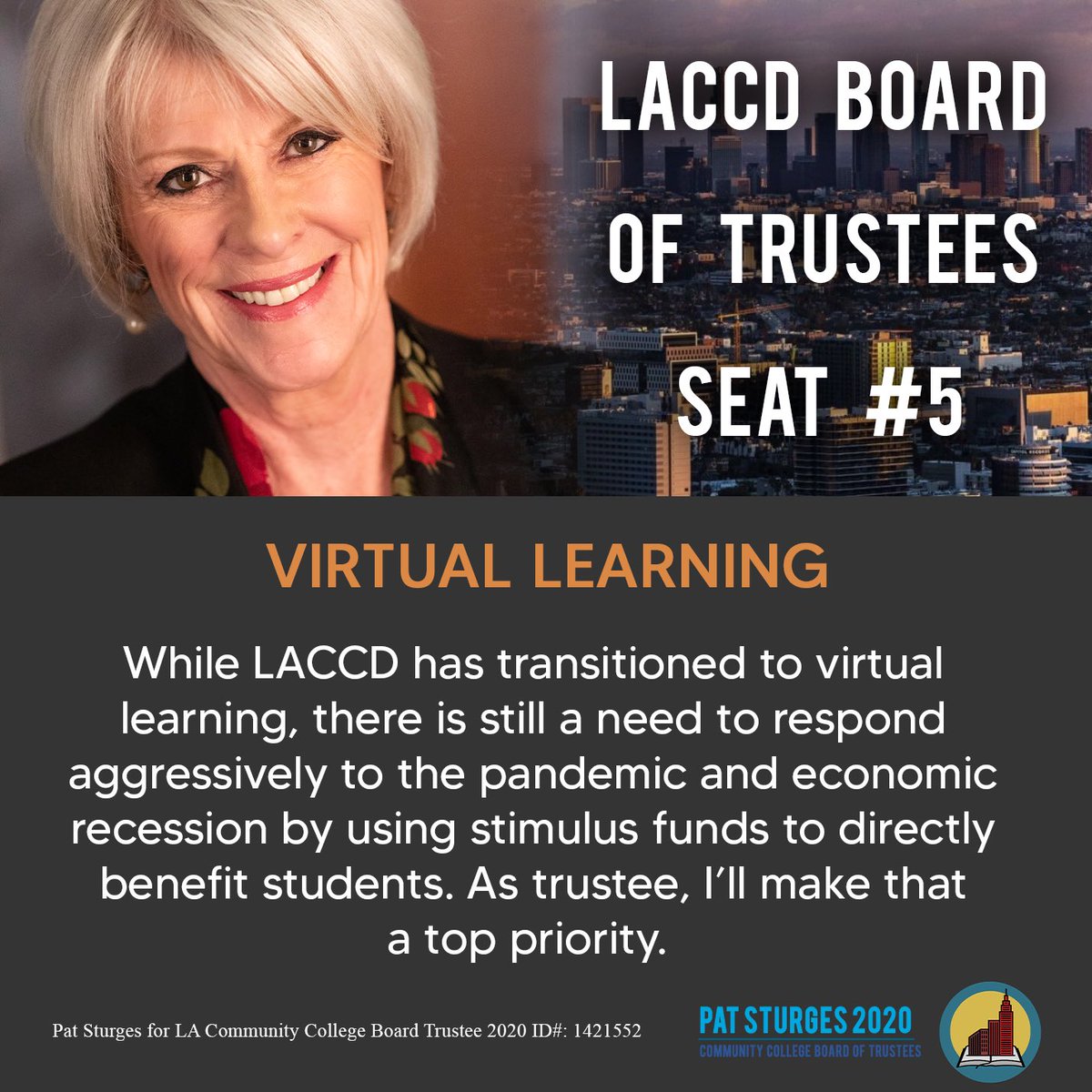 PatforLACCD2020's tweet photo. This pandemic has changed everything. For one, virtual work and school has become “normalized” when it was only had limited applications last year. What does this mean for the future of education, especially at the community college level? My solutions at https://t.co/9QPLLLRl24 https://t.co/s84l9N82TB