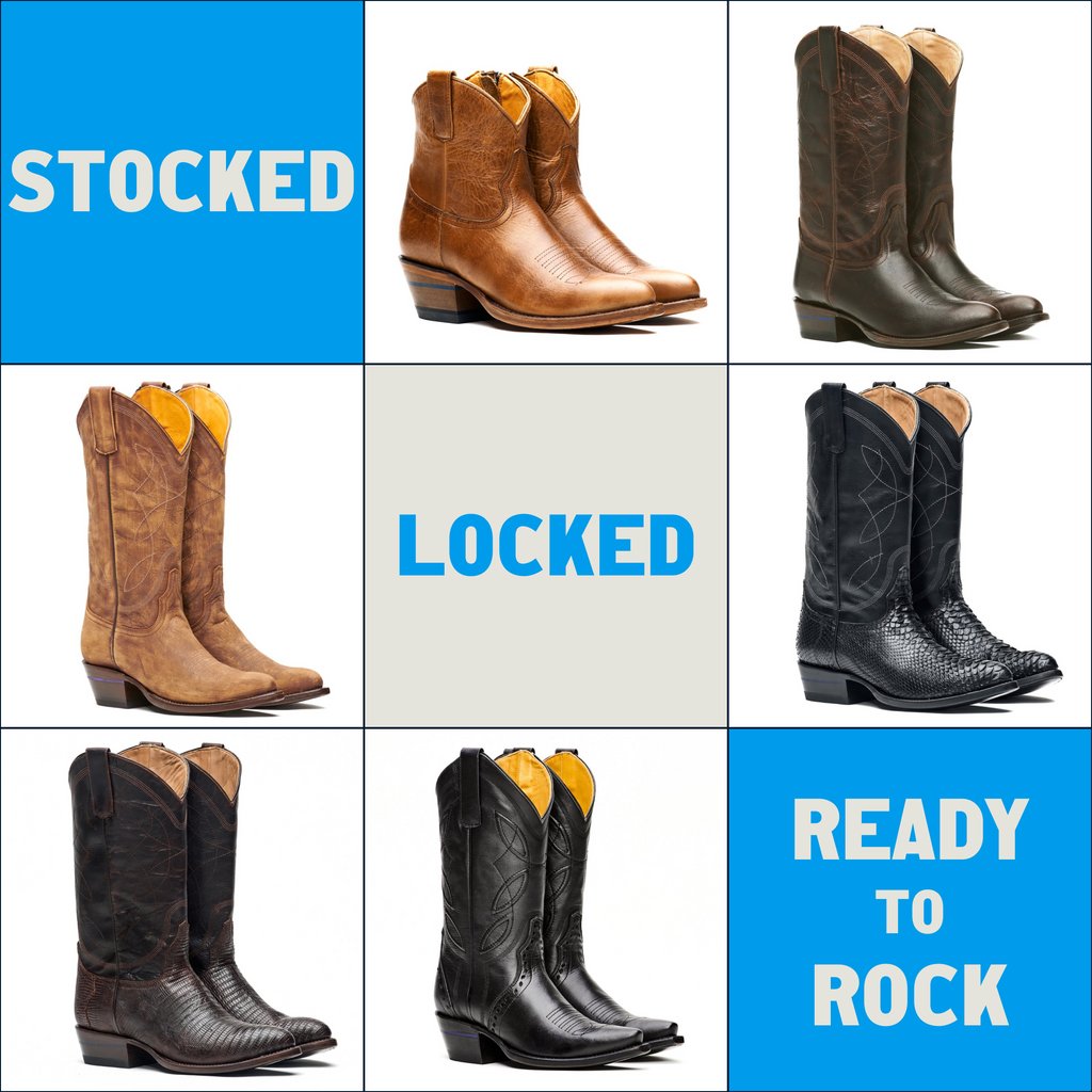 After a brief but deeply sad boot shortage due to selling more than anticipated, we're now fully stocked: all models, all sizes, all colors. If you’ve been waiting to grab the perfect pair, now’s the time! bit.ly/2HDr2NL