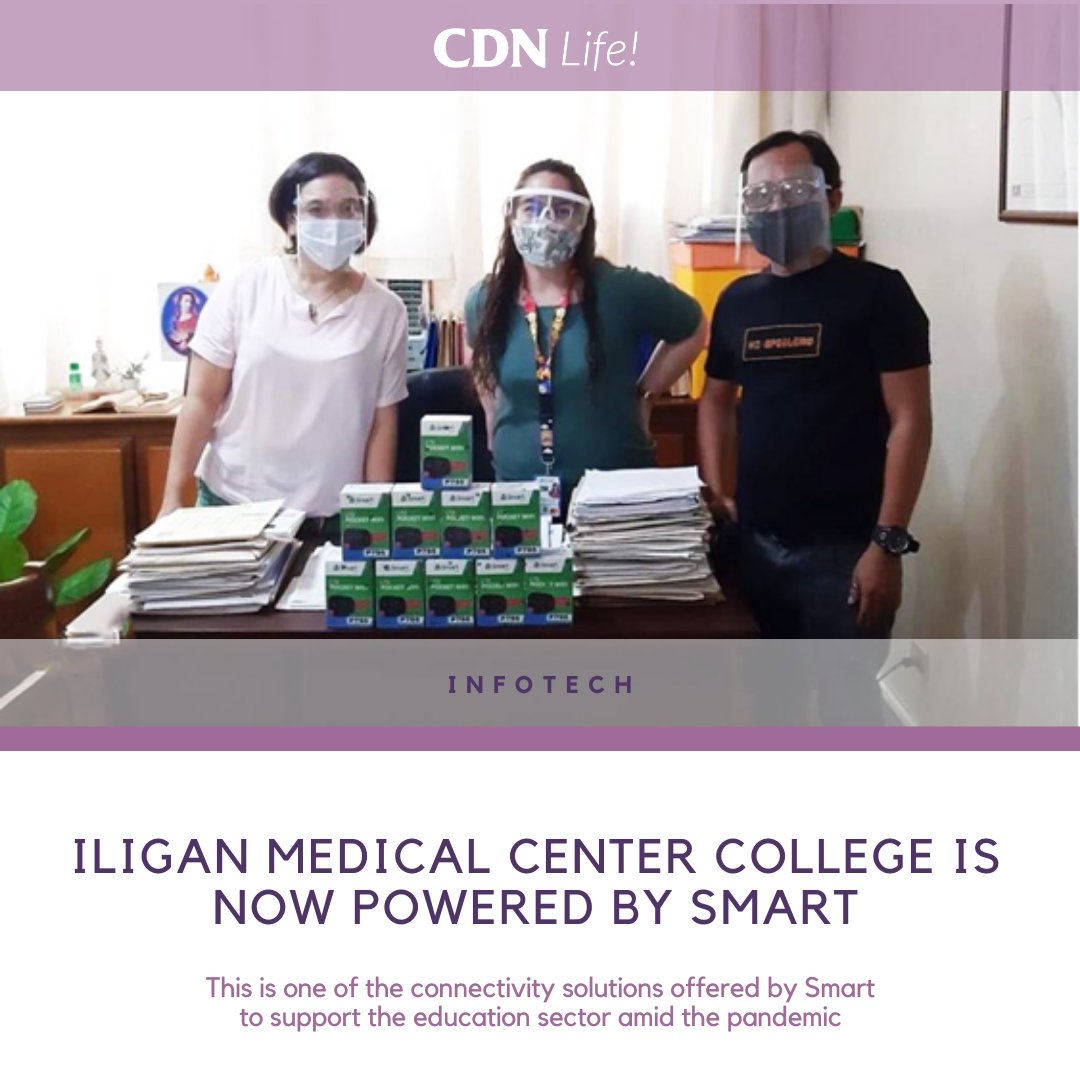 cebudailynews's tweet photo. #CDNDigital: Iligan Medical Center College (IMCC) students, faculty, and staff can now receive updates from the school administration and send their feedback via SMS for free through Smart Communications, Inc.'s Smart Infocast.

https://t.co/OSD69fKpMo

#RediscoverLife #Lifestyle https://t.co/UjtP6f5aYo
