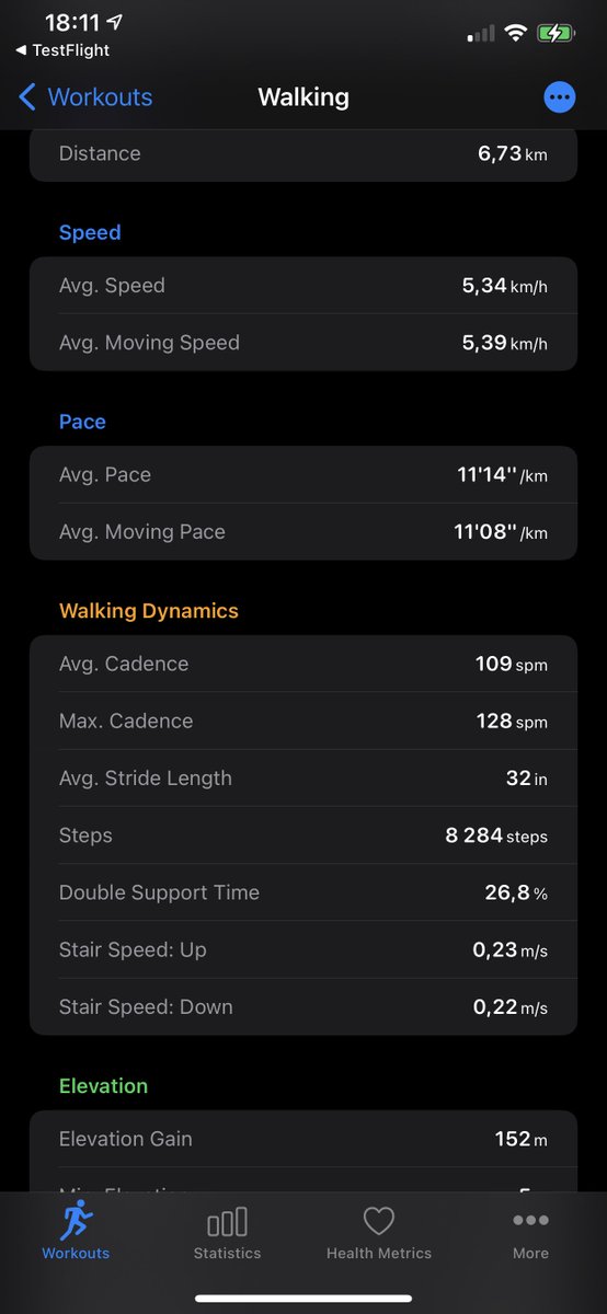 HealthToFit's tweet image. #ComingSoon Stair Speed Up and Stair Speed Down in the Dynamics section of your walking/running/hiking workouts. #watchOS7 #AppleWatch #fitness #wearable #datadriven