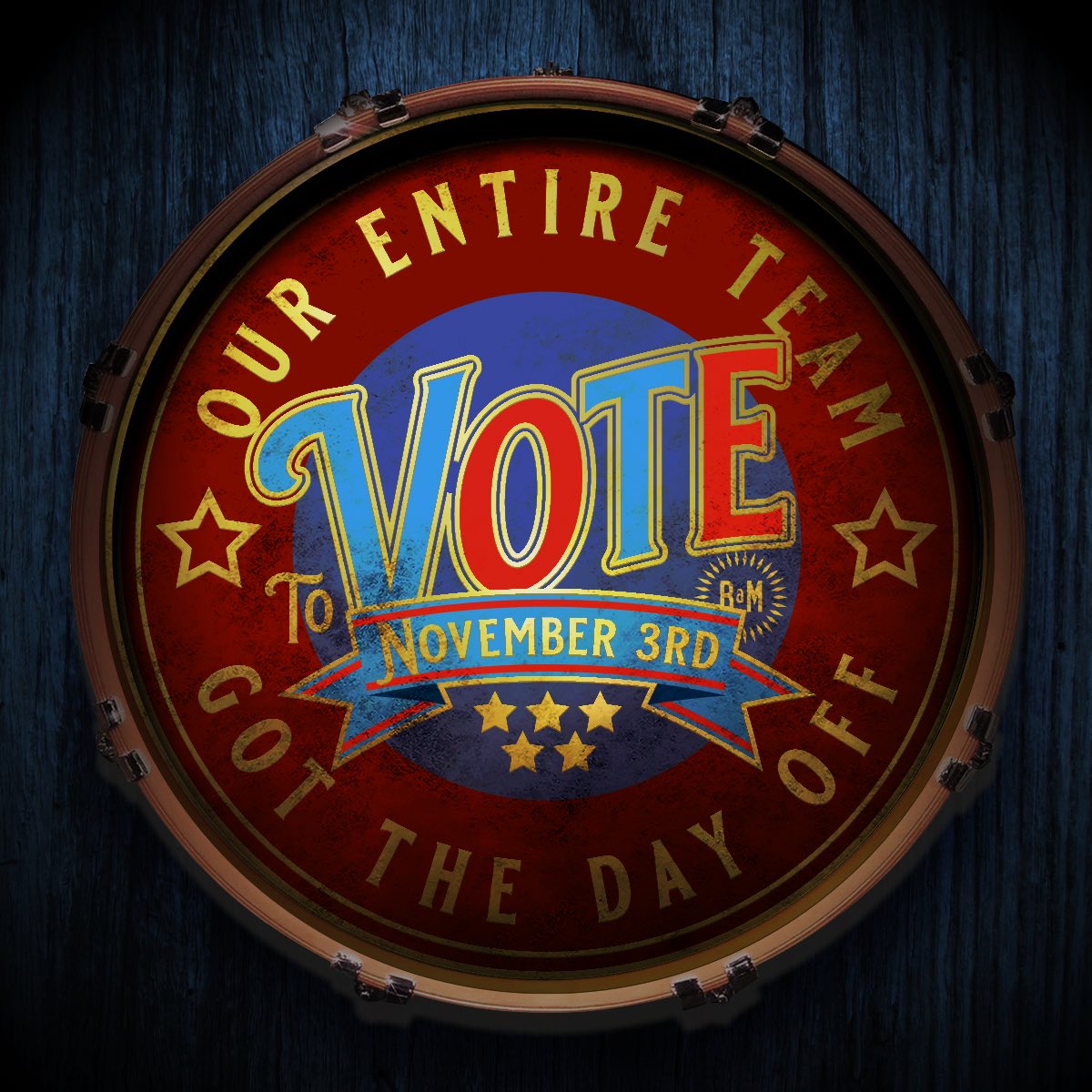 #dayofftovote #VOTE we gave everyone the whole day to stand in line if necessary.
