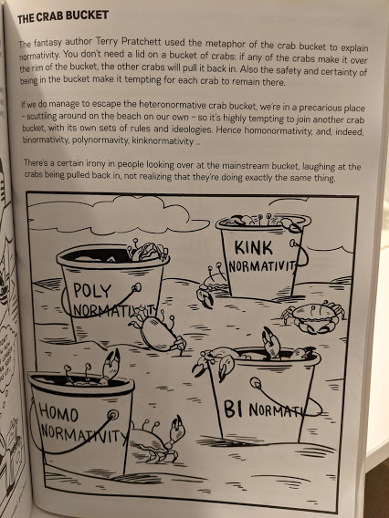 4) Why do we think of sexuality only in terms of the gender of attraction, and not other dimensions like, say, the level of sexual desire? Why should the responsibility for disrupting heteronormativity rest with the most marginalised? What are the risks of gatekeeping identities?