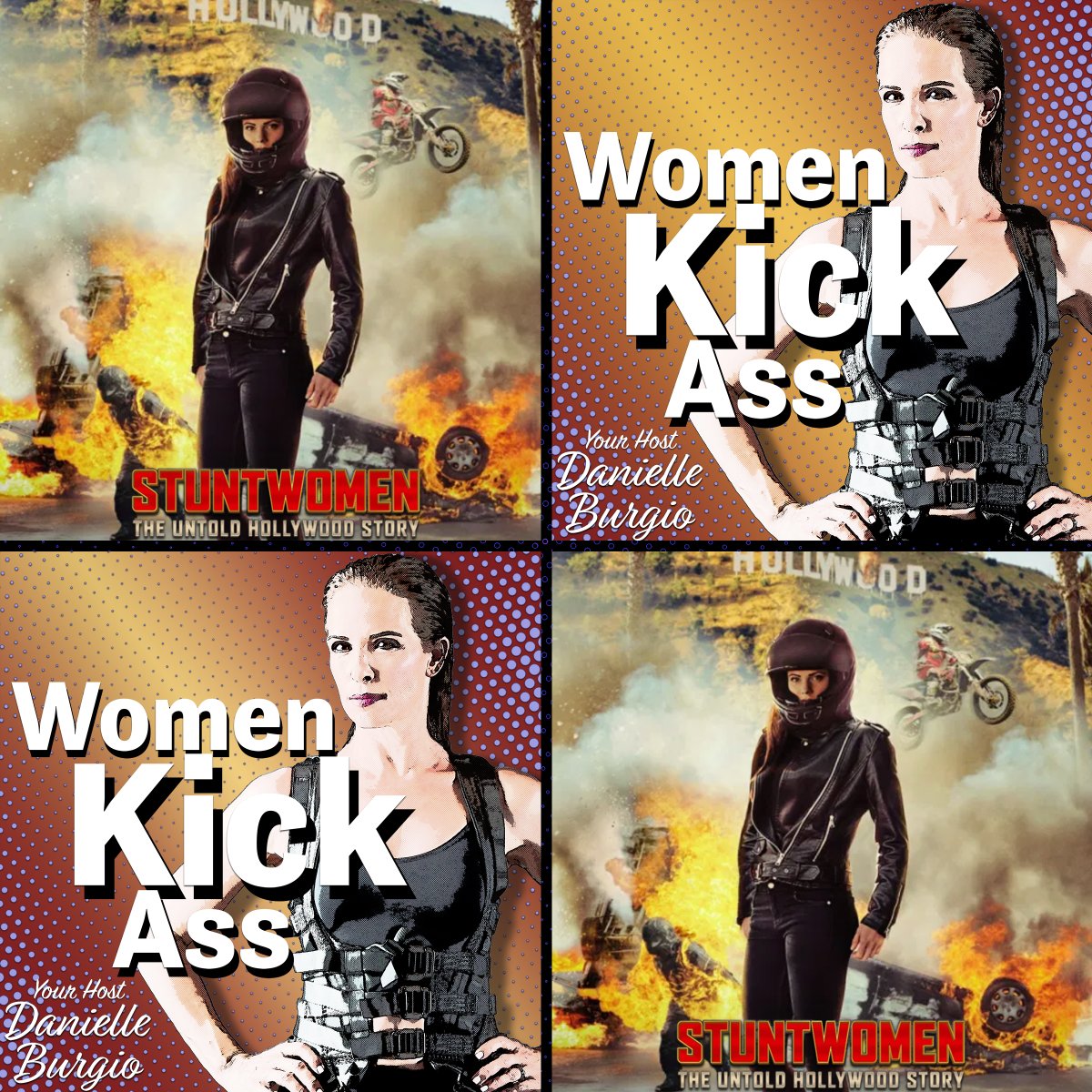 ArtemisPics's tweet photo. The #WomenKickAss Podcast celebrates Sept. 2020 release of @StuntWomenFilm @DaniBurgio1111 gets BTS w/ Dir #AprilWright and stuntwoman/dancer @CherylinAction. 

If U C 1 film this year #ArtemisPickoftheYear 4 #WomenInAction

Here: https://t.co/8OJd5HU4mV

Produced by @JHammondC https://t.co/5q4zv7ZPJ0