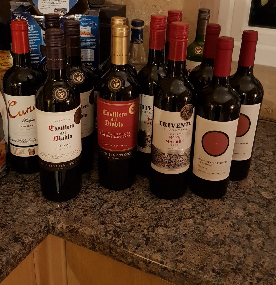 MandiBe19's tweet photo. They may take our lives, but they will never take our ... wine! 🍷🍷
#lockdownbinge
#bottomsup https://t.co/RfxdvAGGYG