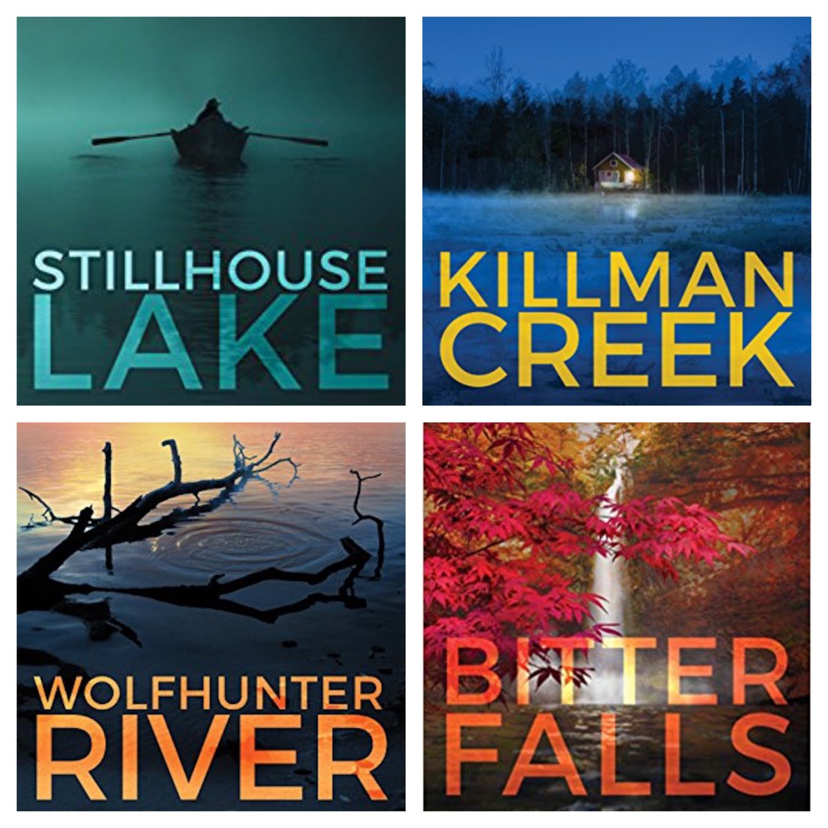 Stillhouse Lake 1-4 (Stillhouse Lake, Killman Creek, Wolfhunter River, and Bitter Falls) are currently $1.99 with book 5, Heartbreak Bay, up for preorder for just $3.99