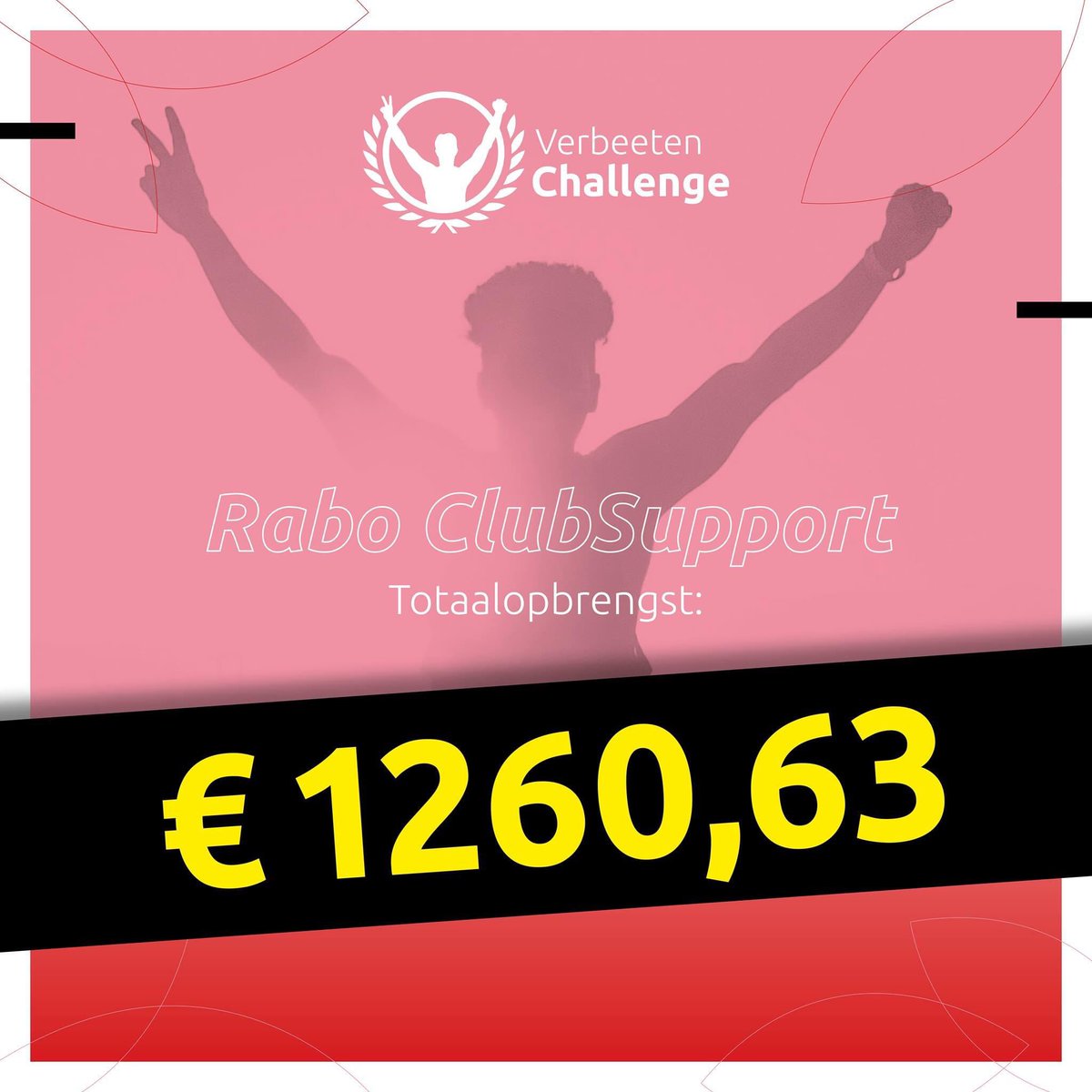 VCsamensterk's tweet photo. Wauw! 🤩
Zojuist mochten wij een prachtig bedrag in ontvangst nemen. Maar liefst 135 leden van de @Rabobank hebben gestemd op de Verbeeten Challenge. Daarbij ontvingen we ook een extra prijs voor onze wervingscampagne 💪
Bedankt voor jullie stem! ❤️
#RaboClubSupport https://t.co/IbRZLLyS5e