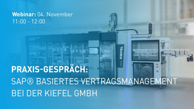 Lassen Sie das Vertragschaos hinter sich und erfahren Sie, wie das optimale SAP® basierte Vertragsmanagement aussieht. Im Praxis-Gespräch mit der Kiefel GmbH erhalten Sie einen Einblick in die Lösung und die Learnings: bit.ly/37J76DA #EASYSOFTWARE bit.ly/3kSyiU3