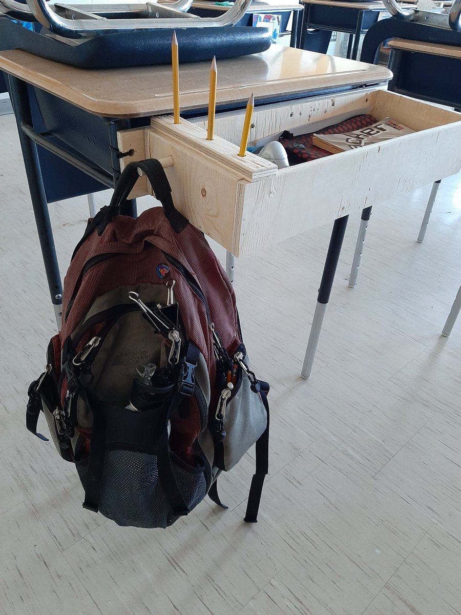 mrgallupe's tweet photo. A few of the storage solutions designed and built by students in Mr Gallupe's class during woodshop.  Excited to see what Ms Bridgen's class comes up with!
@Southview_LDSB @BridgenTracy @Babcock_LDSB https://t.co/OGGVikHGwZ