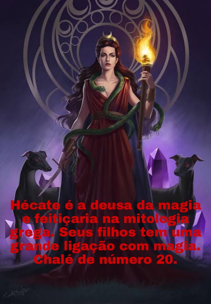 stollsbrothers's tweet photo. Hecate, deusa da magia e feitiçaria, chalé 20 https://t.co/NvqX5kZzxM