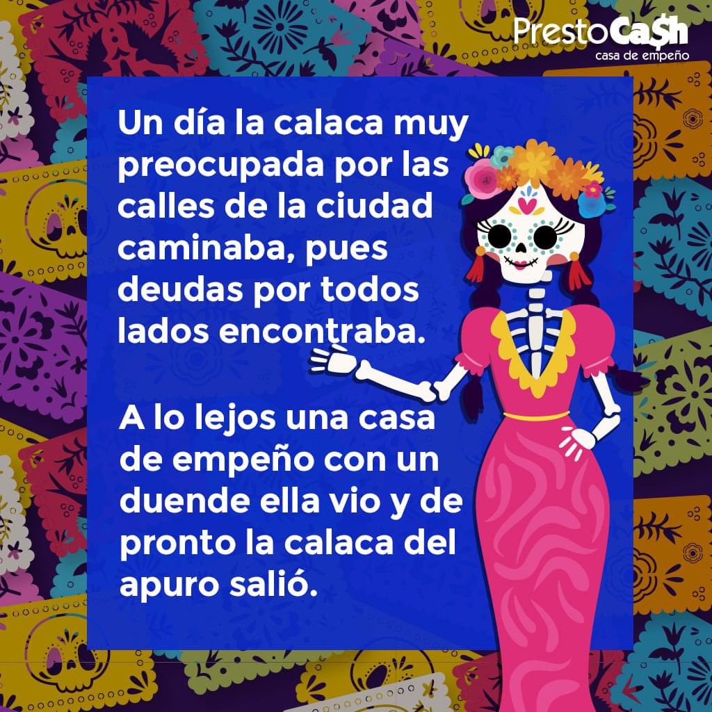 Presto_Cash's tweet photo. ¡Feliz Día de muertos!💀🌸

#tradicionesmexicanas #DiaDeMuertos  #casadeempeño #2denoviembre https://t.co/NzDHeAvbRJ