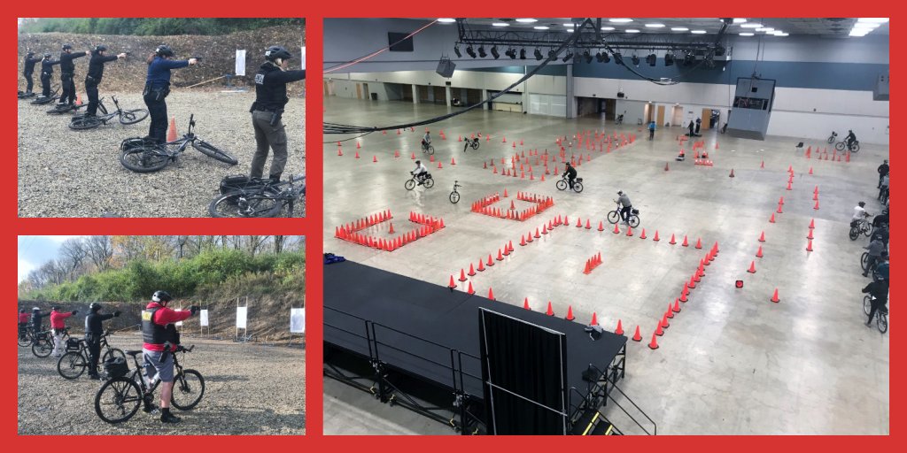 DaytonPolice's tweet photo. Our officers who are also certified instructors held bike patrol class last week. Besides #DaytonPD officers, personnel from @mcohiosheriff @CentervilleOHPD #WPAFB, #TrotwoodPD, #VandaliaPD, #SpringboroPD, #SinclairPolice, #PremierHealth, #LebanonPD all went through the training https://t.co/NSMSE5qD4e