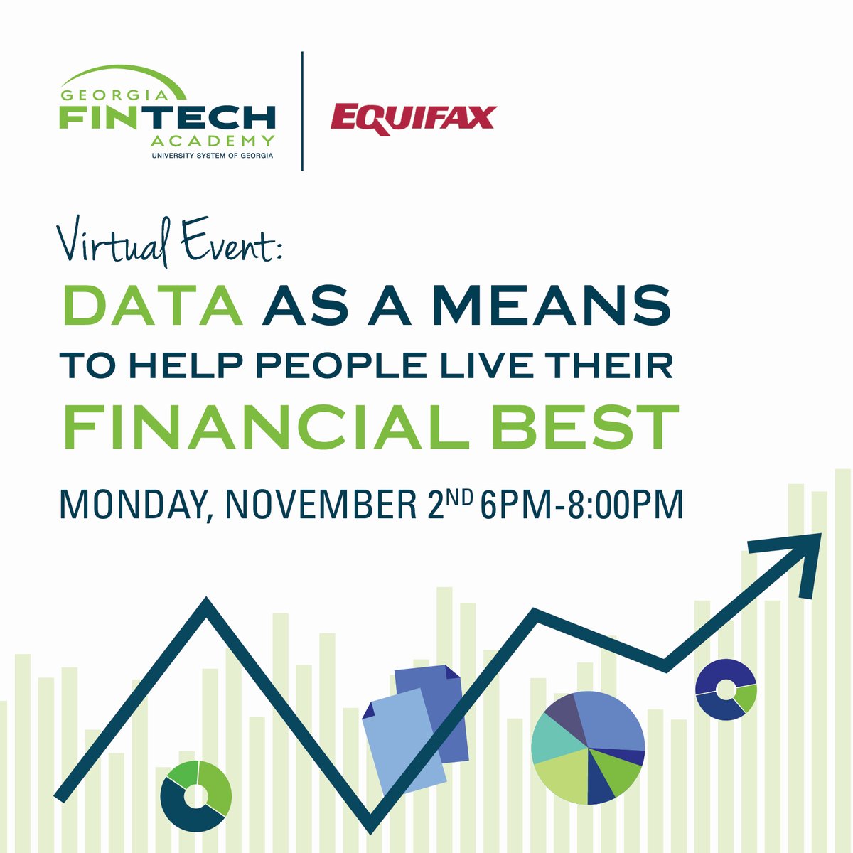 USG_eCampus's tweet photo. Attend the Georgia FinTech Academy's webinar this evening to hear directly from #@Equifax experts, who will discuss data in our economy.
REGISTER: https://t.co/OhIz5iIuY6
#banking #financejobs #artificialintelligence #gafintechacademy #fintechatlanta #atlantafintechjobs #data https://t.co/6PZcQXSbY4