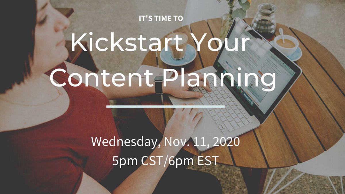 SarahJaneBurt's tweet photo. Need help with #contentplanning? I'm hosting a 90-minute, hands-on workshop to help you plan your content for 2021.

You'll walk away with a content plan and calendar for January 2021! 

Get the deets 👉🏻 https://t.co/NxpPmY9zPn

#contentmarketing #contentplan #contentsworkshop https://t.co/NceRthu777
