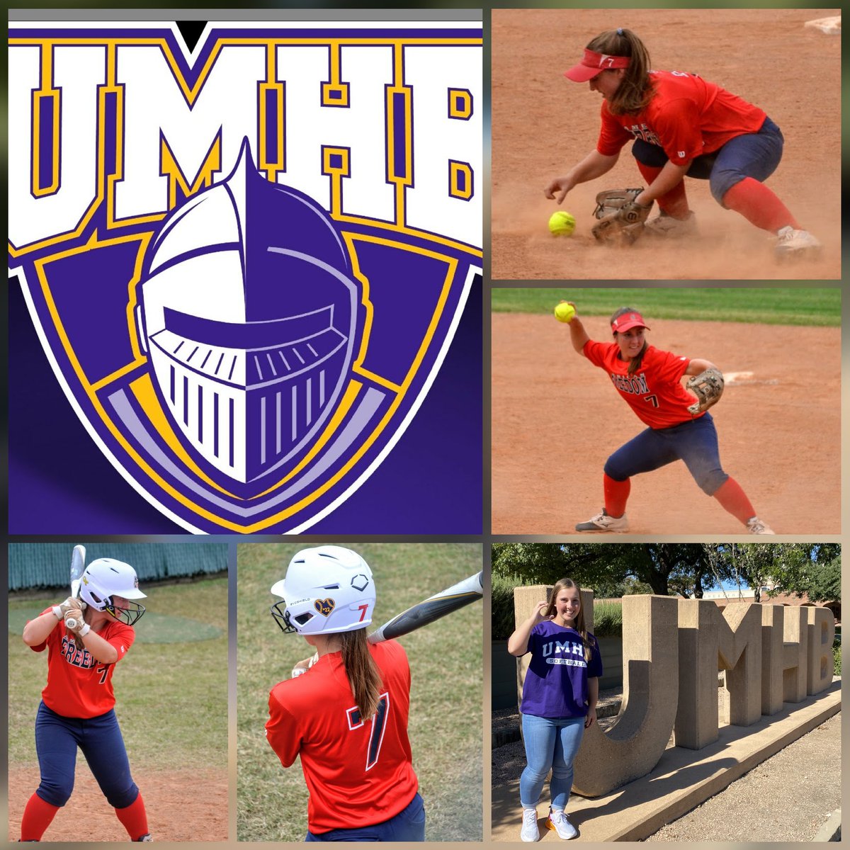 AMNTX18u's tweet photo. #AFGoldNTXFamily join me in congratulating 2021 2B/OF Hannah Sterriker Aka Lil Dynamite @HSterriker on her verbal commitment to UMHB @CruSoftball. #7 is your program folks but #1 in our hearts. #WhatWeDo #GetRecuited #BuildingSharks #BringYaGameNotYaName #WeAreWhoWeSayWeAre https://t.co/TIJRx1RJZi