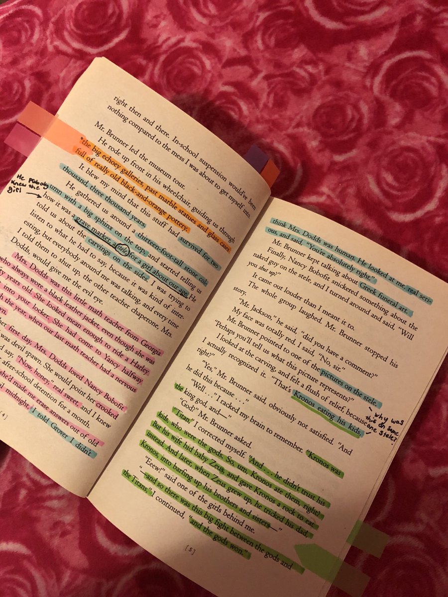 Hecatecamper's tweet photo. I found these photos of me annotating my favourite book! #pjo #PercyJackson #bookannotating #annotating https://t.co/RKjk2LxB08