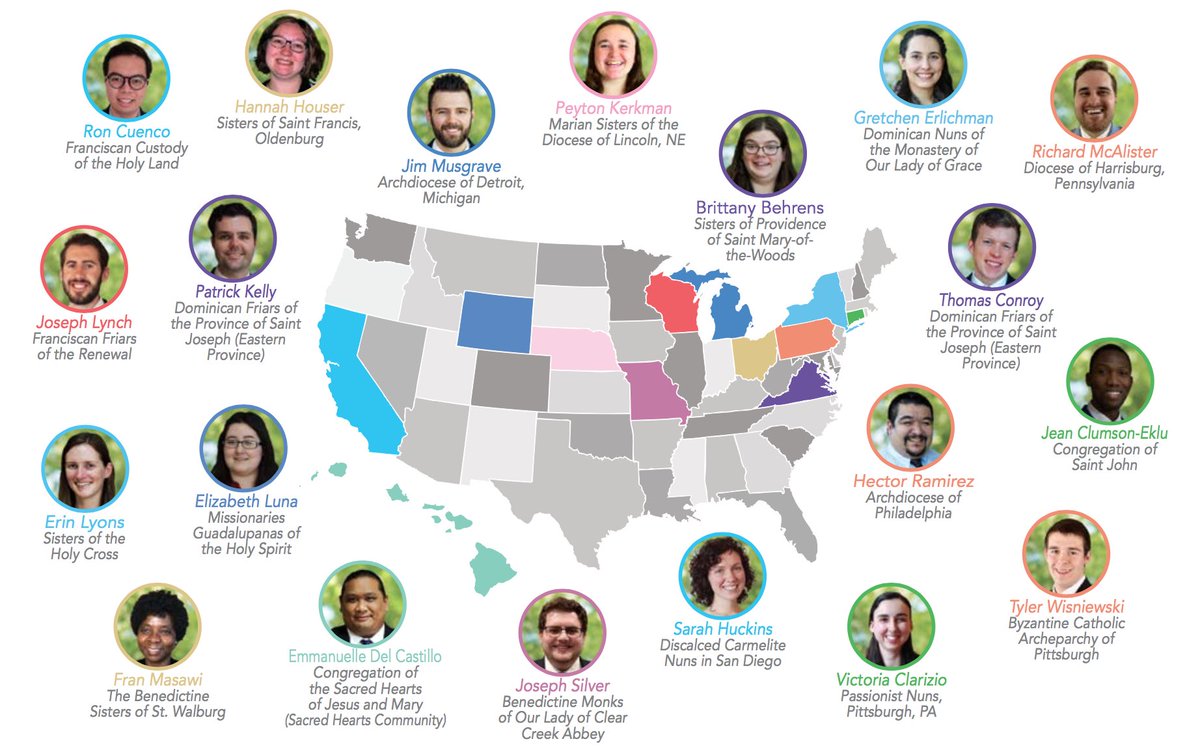 Nun2Be's tweet photo. Happy Vocations Awareness Week! Check out all these amazing men and women who want to give their lives to Christ through the priesthood and religious life! You can watch all of their vocation videos on the @LaboureSociety website: https://t.co/EpKI2BZy6a https://t.co/QFOtG7CXlH