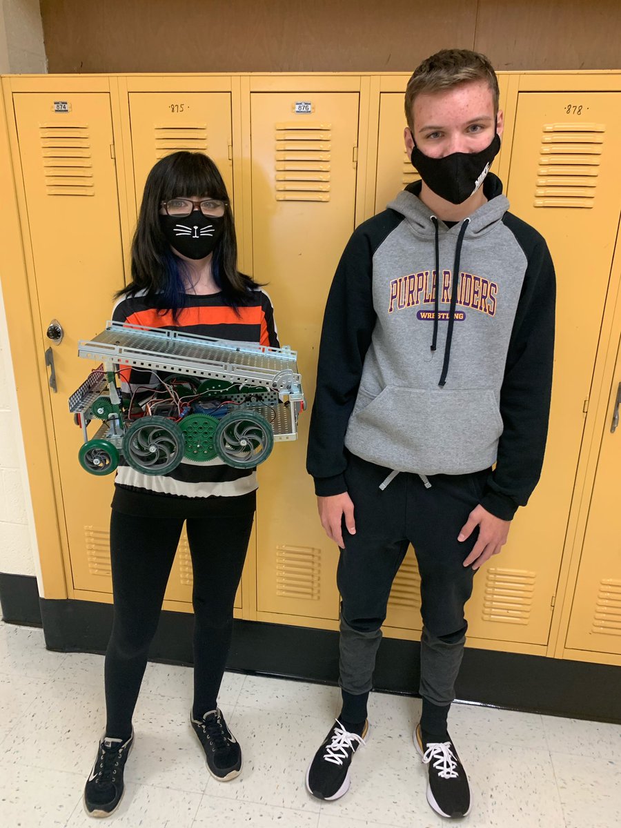 Bloomington_ACC's tweet photo. BACC Robotics and Engineering students were excited to put their Bots to the test today. Students had to build and code a Bot that would travel forward, dump and object, and travel back to its original location without any direct interaction with the student.
#studentswhocode https://t.co/VKhriCO2fB