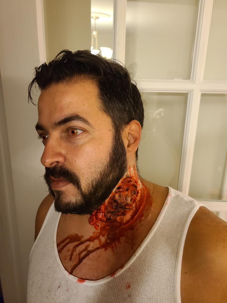 matteis_daniel's tweet photo. @MarcusKowal @pegsy01 My girls wanted me to dress up scary for Halloween.  How did I do? https://t.co/uEHNyOjR3Q