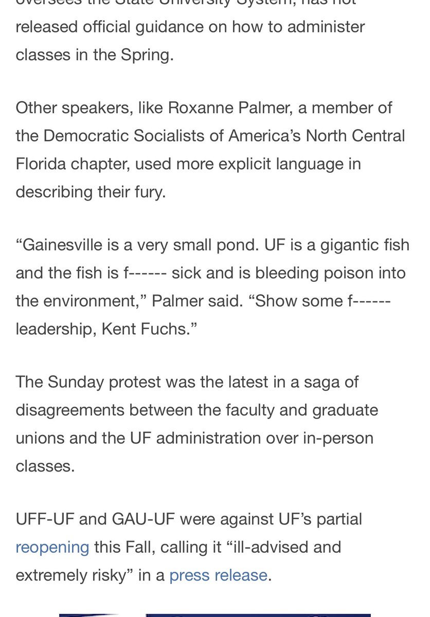 NCFloridaDSA's tweet photo. Roxy speaks from her experiences as a service industry worker in Gainesville: https://t.co/mjbmXcoQjO https://t.co/nbpU4iSwmZ