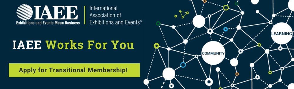 IAEEMWC's tweet photo. IAEE’s Transitional Membership is for current members companies/member representatives. If you’ve been furloughed or laid off, apply today to keep all of your member benefits and stay connected within the industry: https://t.co/eLnc6r5qQx https://t.co/VT6zWTnQSz