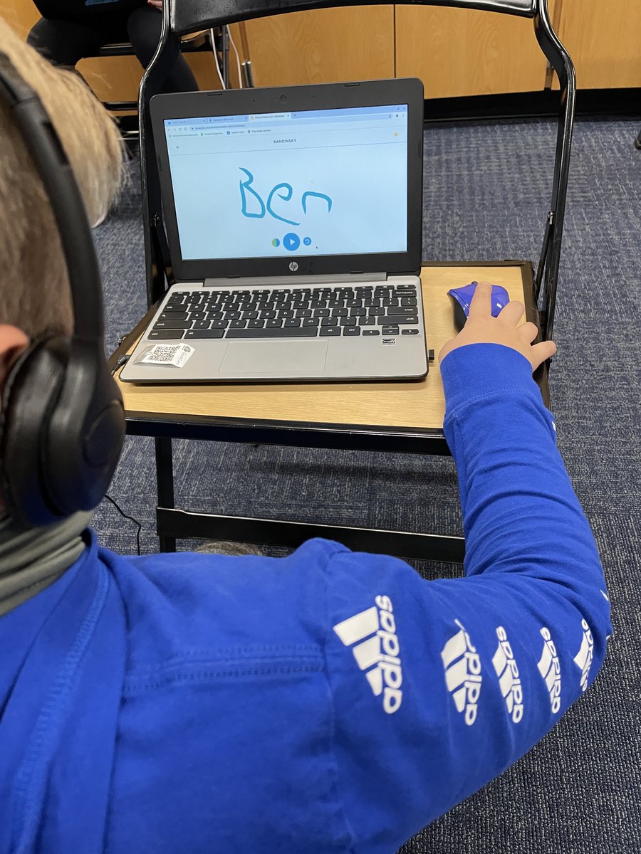 rocks_trinity's tweet photo. Third Graders today read the book Your Name is a Song, and then used the Kandinsky Music Lab from Google Chrome to actually turn their names into songs! Great job Third Grade! https://t.co/rRqT2WaOuR