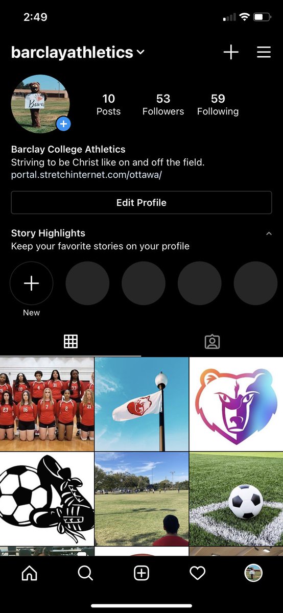 Barclay College Athletics tweet media