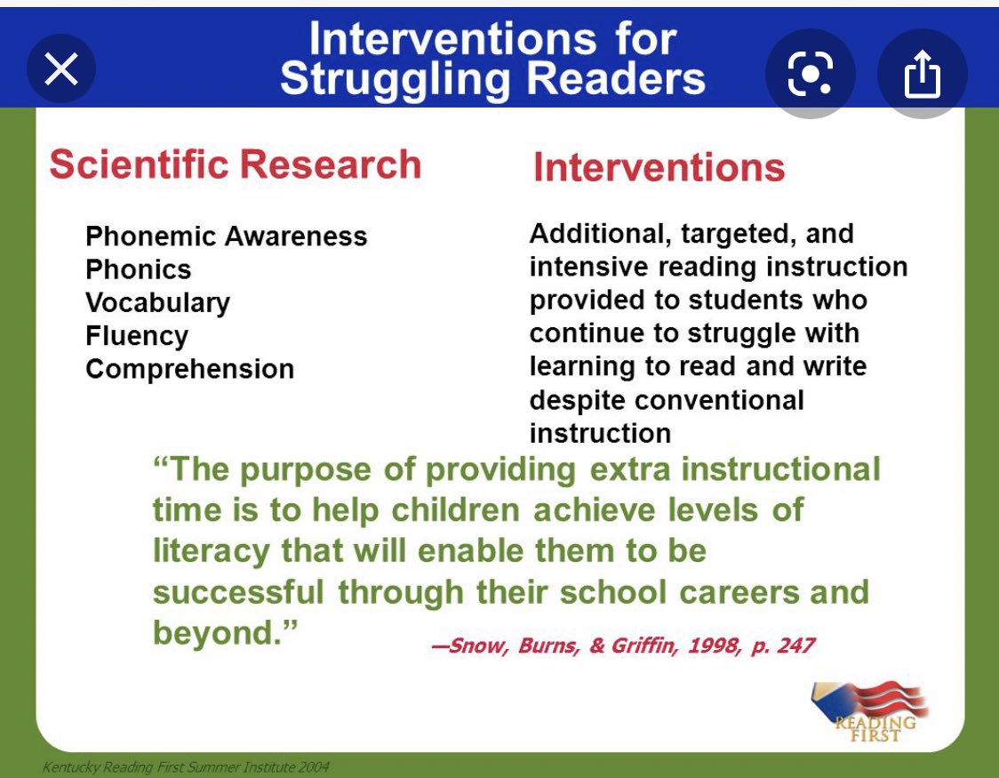 RebecaRiffe's tweet photo. Being able to target students most critical needs when it comes to learning is so important. When we know exactly what they are struggling with, we know what we need to help them with. #interventions #READ4384 https://t.co/EKEKWpOaKh