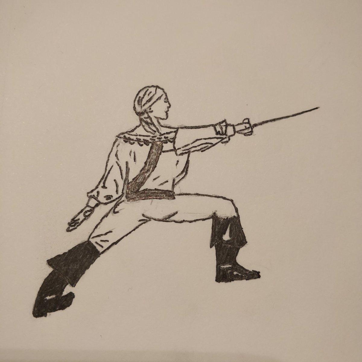 Broken_Draft's tweet photo. #NoTimeNovember 
I don't think I have the courage to draw it's opponent 😅 https://t.co/SZS5cSY8b8
