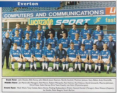 #135 Tranmere Rovers 1-2 EFC - Aug 10, 1993. The Blues’ final pre-season match saw them take their annual trip to Prenton Park. EFC secured another victory, this time 2-1, with goals from Peter Beagrie & Tony Cottee.