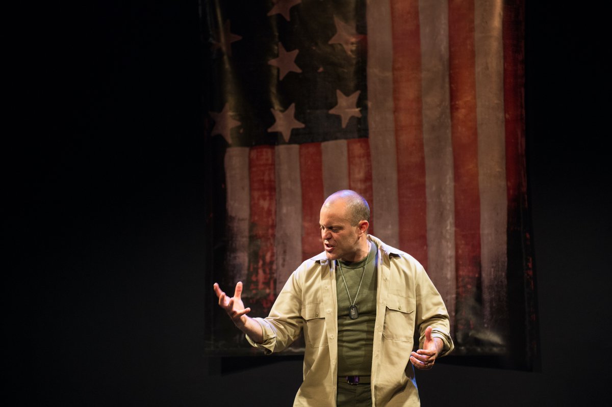 JPASnola's tweet photo. The American Soldier opens THIS WEEK! November 5 - 8 at the Westwego Performing Arts Theatre. This one man show reveals the struggles American soldiers face both on the battlefield and back home. Tickets: https://t.co/om8oeGQXr1 https://t.co/mmiok75Z0h