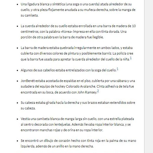 Atribuyéndoselos a un hombre sin identificar, y pidió perdón por si en algún momento incidieron en sospechas contra sus padres y hermano. Estas son algunas de las pistas encontradas.
