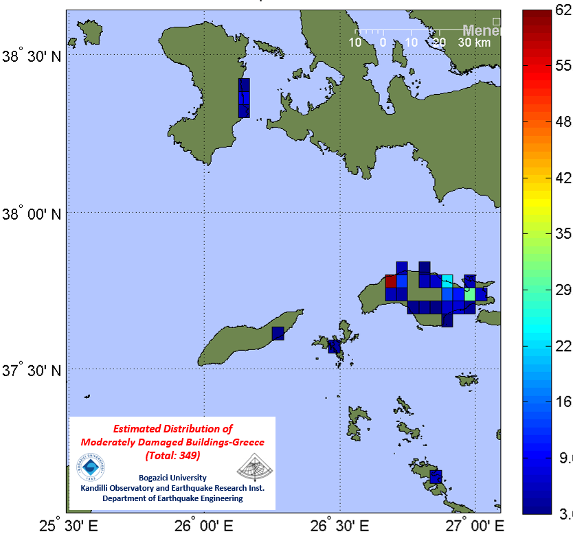 BUDepremMuh's tweet photo. 30.10.2020, Mw=6.9, Aegean Sea Earthquake - Preliminary Assessment IV-Intensity-based estimation of damaged buildings distributions for #Greece (NEW)
@UniBogazici #σεισμός #Samos #IzmirEarthquake #izmirdeprem #AegeanSeaEearthquake  #depremİzmir  #deprem #KOERI  #Kandilli https://t.co/3esXxctazX
