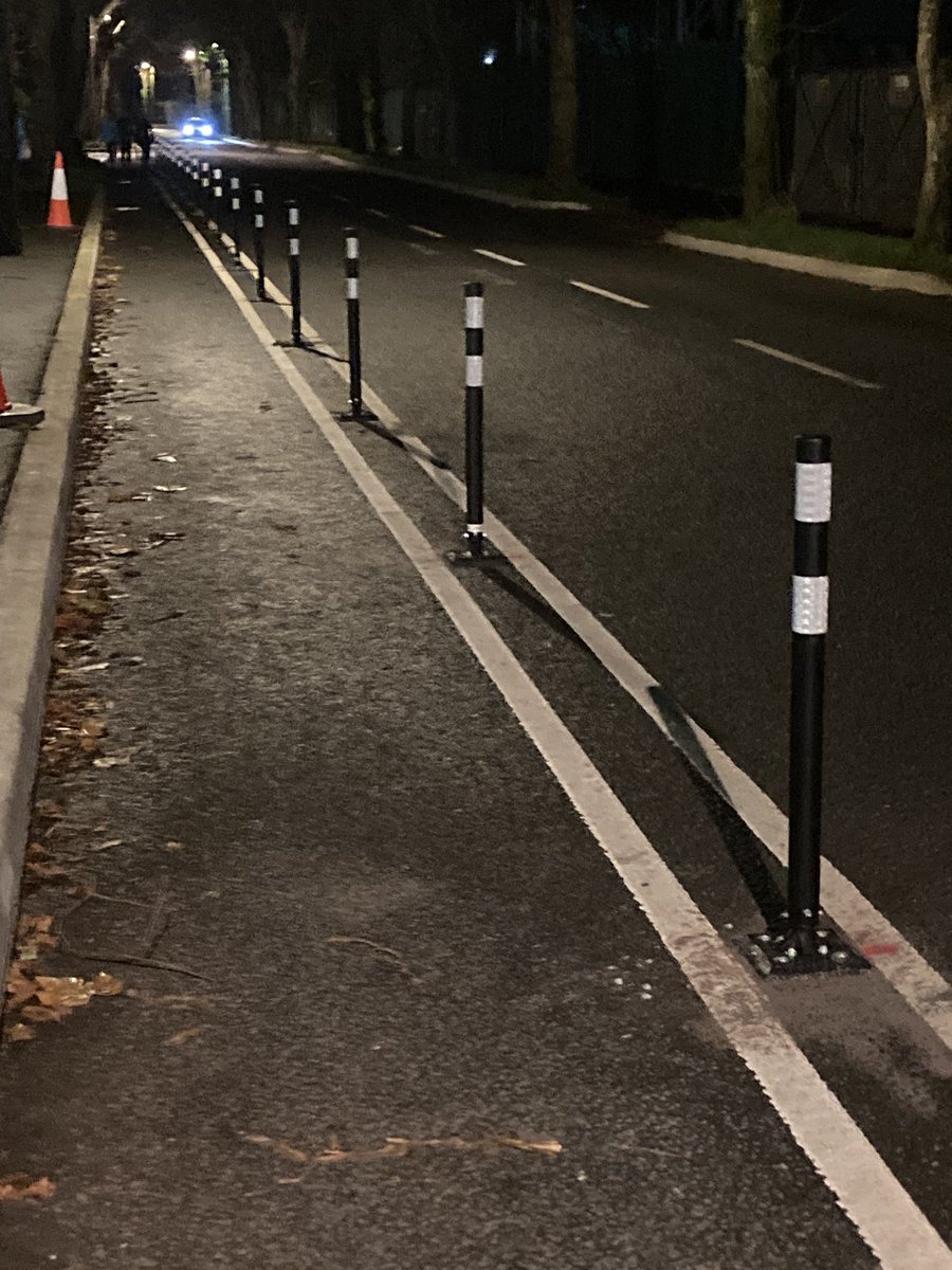 cityviewwheels's tweet photo. I knew they were coming, I just never thought they would look so good/safe ! Centre Park Road - see for yourself! #Cork #Marina #allocate4cycling #different https://t.co/ZUI1NMVm67