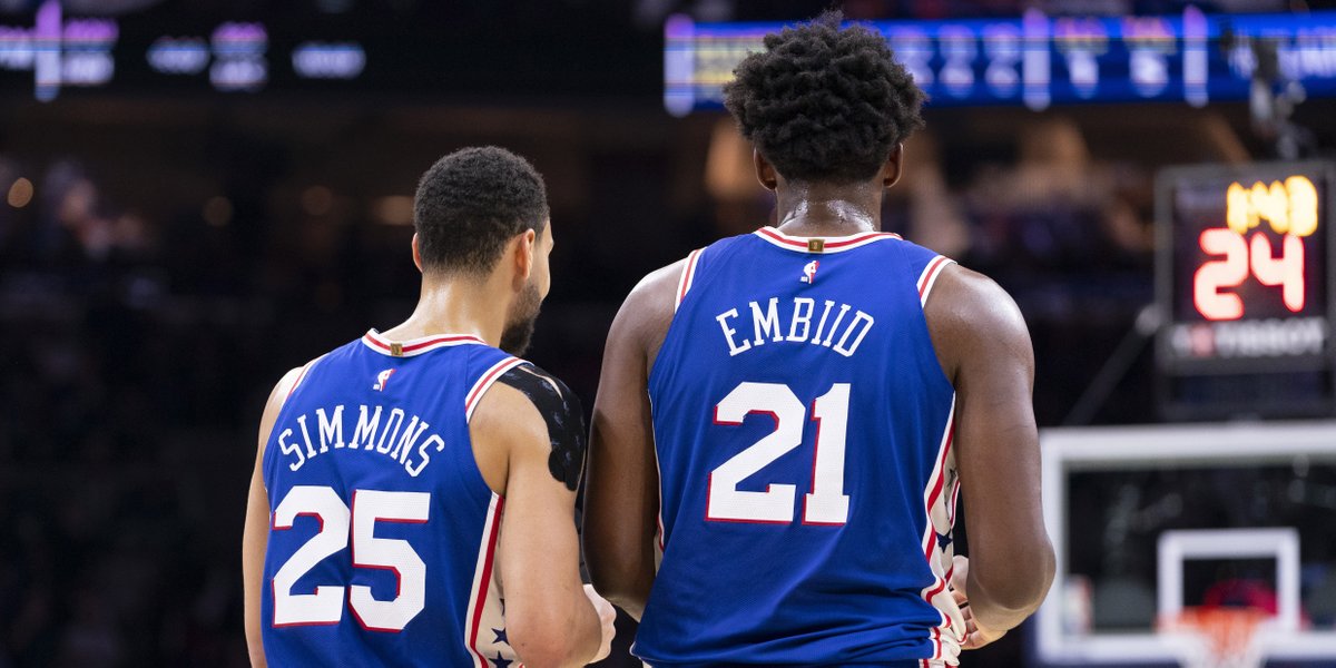 pistalk1's tweet photo. Daryl Morey, Doc Rivers: 76ers can win with Joel Embiid and Ben Simmons. https://t.co/LZcZjNjT3b https://t.co/VBTHcPjm2Z