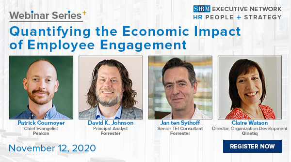 Join <a href="/peakonteam/">Peakon, a Workday company</a>, <a href="/forrester/">Forrester</a> and <a href="/QinetiQ/">QinetiQ Group</a> leaders for a live Q&amp;A discussion to better understand the employee experience and the drivers behind change. Register today shrm.co/PeakonWebinarT! #hrps #hr #leadership #employeeengagement #employeeexperience <a href="/david_kjohnson/">David K. Johnson</a>