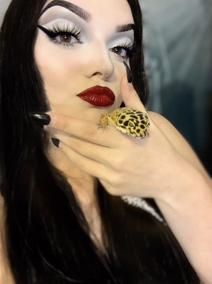 savMFroach's tweet image. Me and my gecko talk shit about u✨