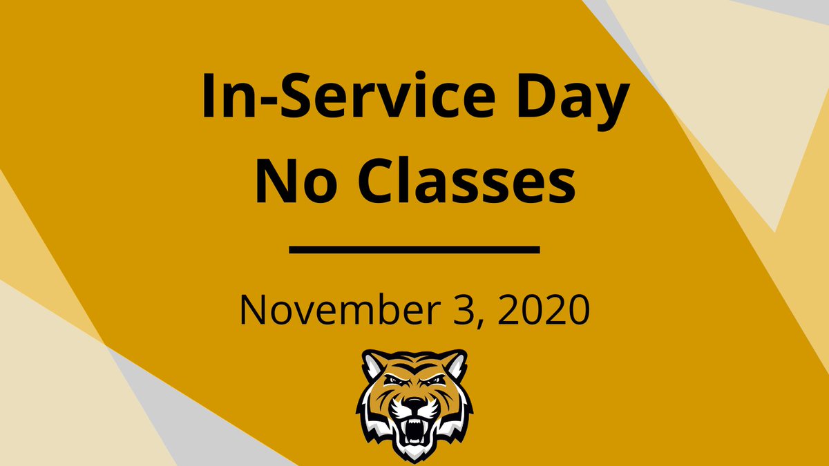 NA_Schools's tweet photo. There will be no classes on November 3, 2020 due to a scheduled In-Service Day. https://t.co/6XutZ5iOj3