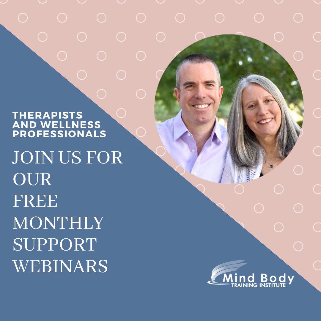 Free Webinars for Therapists and Wellness Professionals:
Once per month we offer a free webinar on a marketing topic or invite a guest expert to speak on a clinical topic. 
Sign up to be notified of future webinars and to have access to all of our replays:
bit.ly/34T0nUu