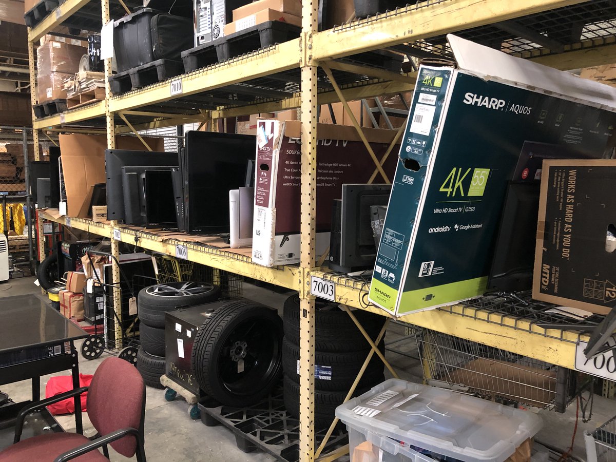 Televisions, tires, computers....it can all end up in the Evidence Warehouse. There's even a walk-in cooler for items such as blood and bodily fluids.