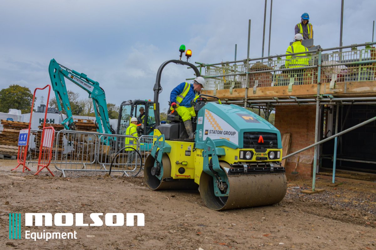 Statom Group invest £3.5m in a range of machines from Molson Equipment.

With great machines including Kobelco excavators and Ammann rollers, this is one impressive line-up!

Read the full story here: molsongroup.co.uk/statom-group-i…

#kobelco #statomgroup #ammann #excavator #digger